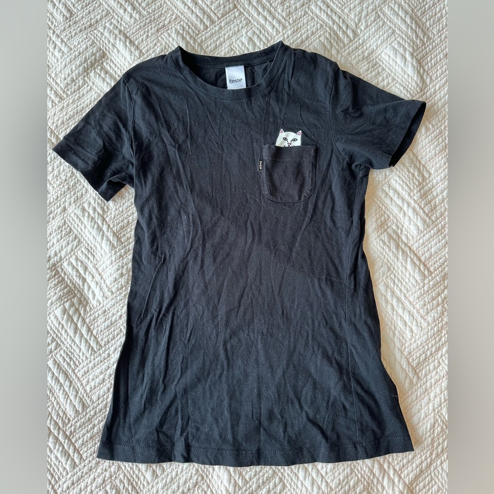 RIPNDIP Cat Short Sleeve Tee Shirt in size Medium